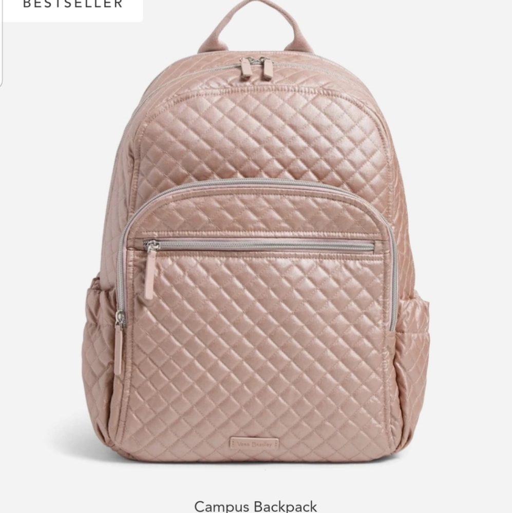 Very Bradley Campus Backpack Rose Quartz
